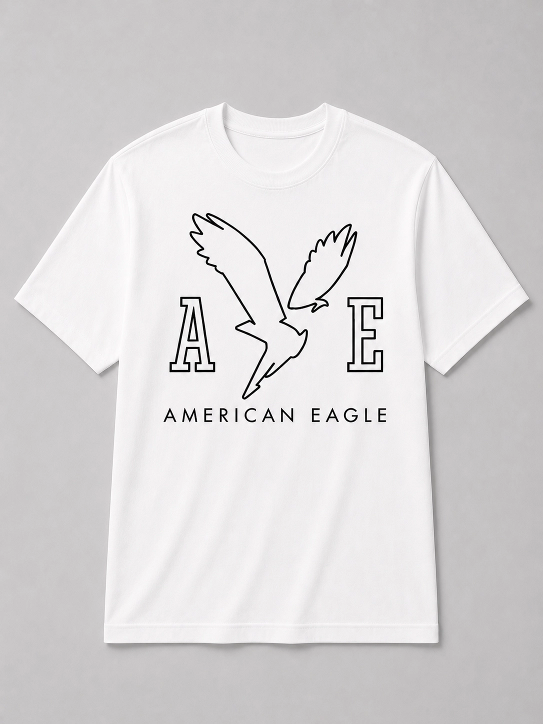 Crew Neck T-Shirt  ICON American Eagle - Multi Colours