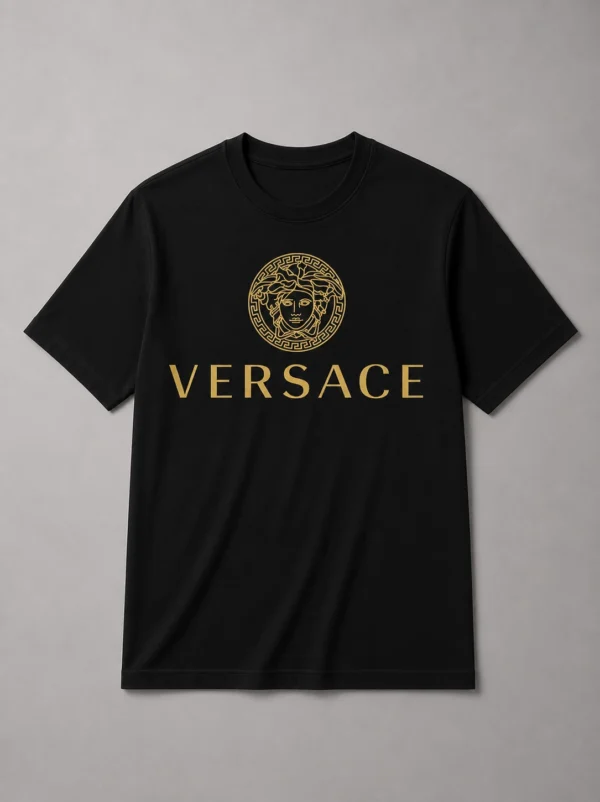 Crew Neck T-Shirt VERSACE- Multi Colours