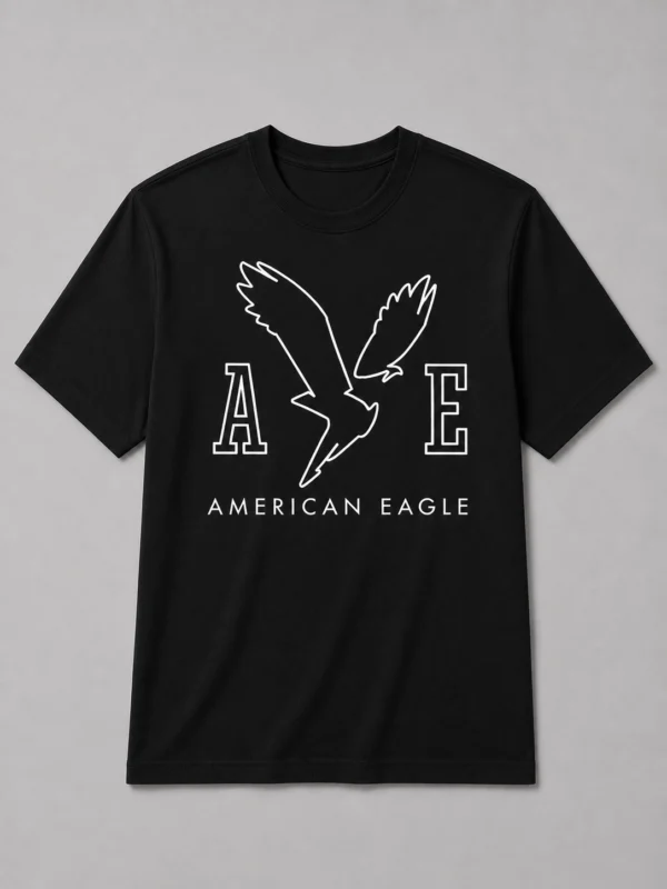 Crew Neck T-Shirt  ICON American Eagle - Multi Colours