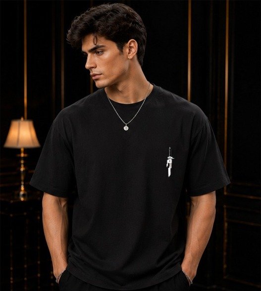 Crew Neck T-Shirt - Ovesized