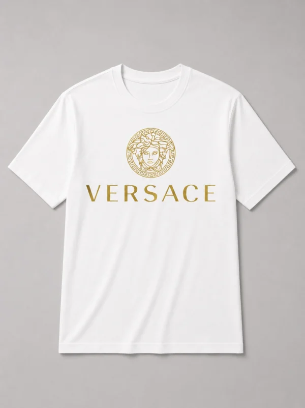 Crew Neck T-Shirt VERSACE- Multi Colours